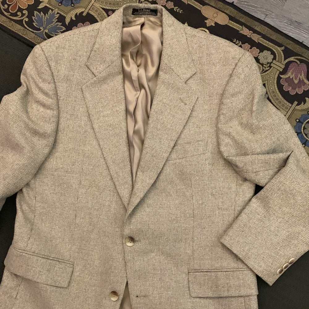 LL BEAN Silk/Wool Casual/Dress Sport Jacket